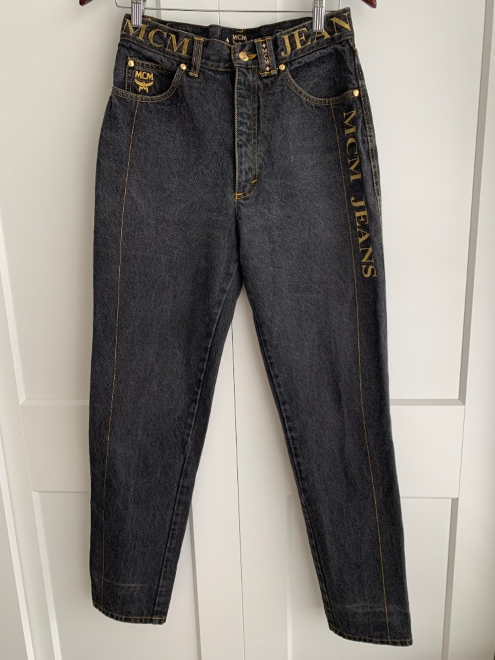 MCM Women’s Jeans size 30 Made in Italy 100% cotton mom jeans vintage Y2K